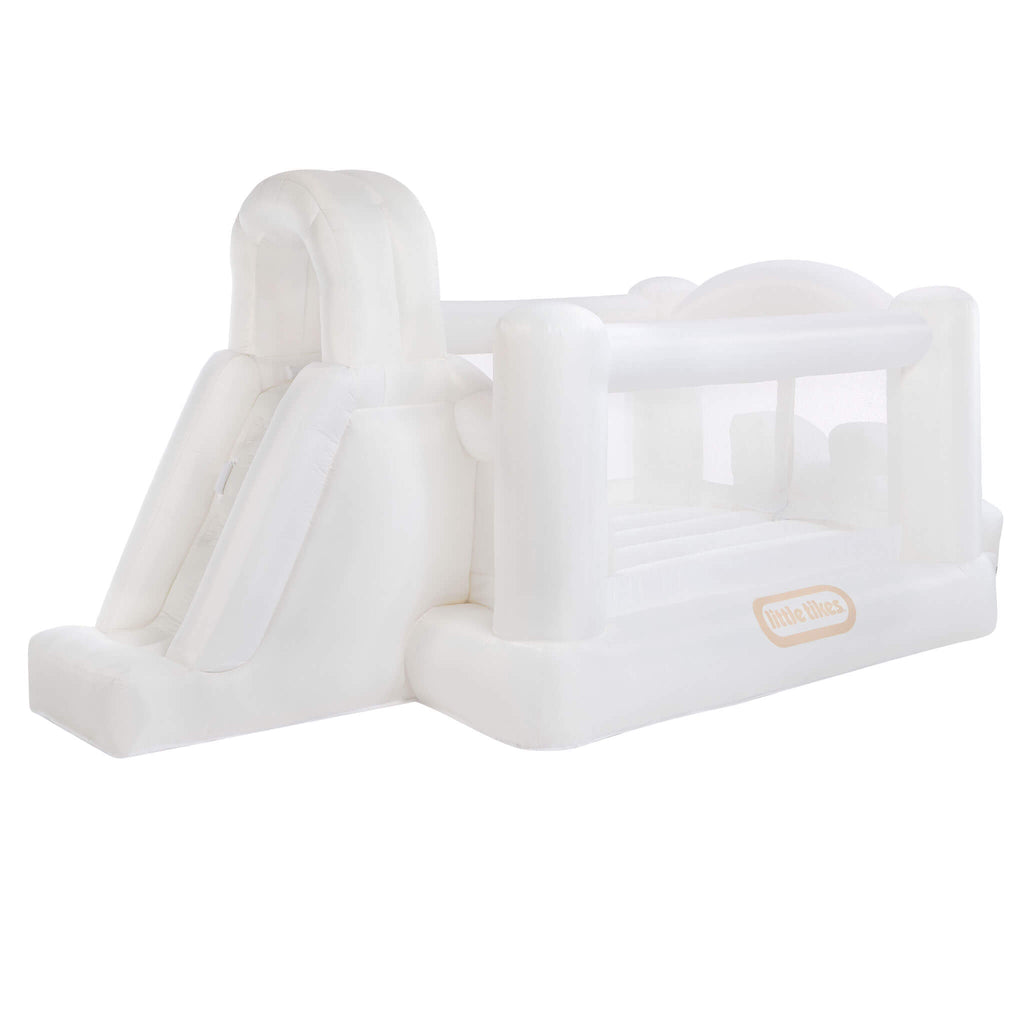 Cloud Collection? Jump 'n Double Slide Bouncer ¨C White